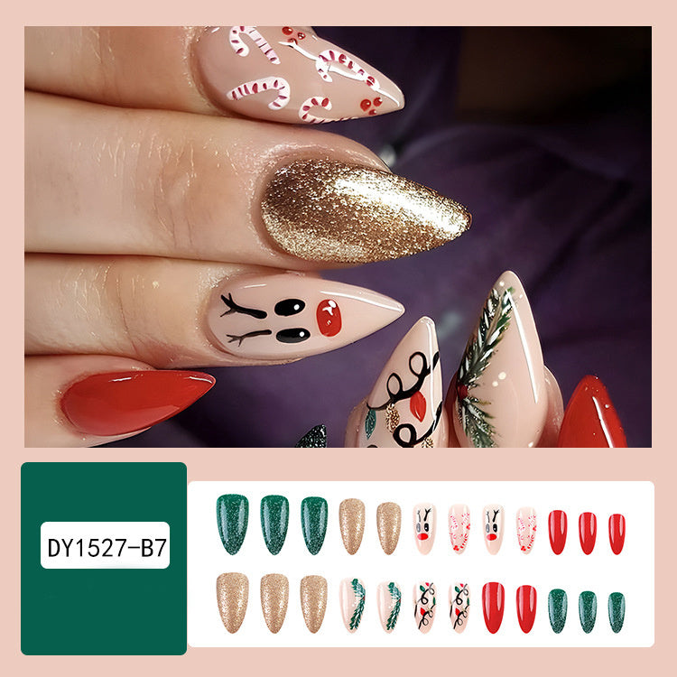 Christmas False Nail Art Stickers (24pcs)