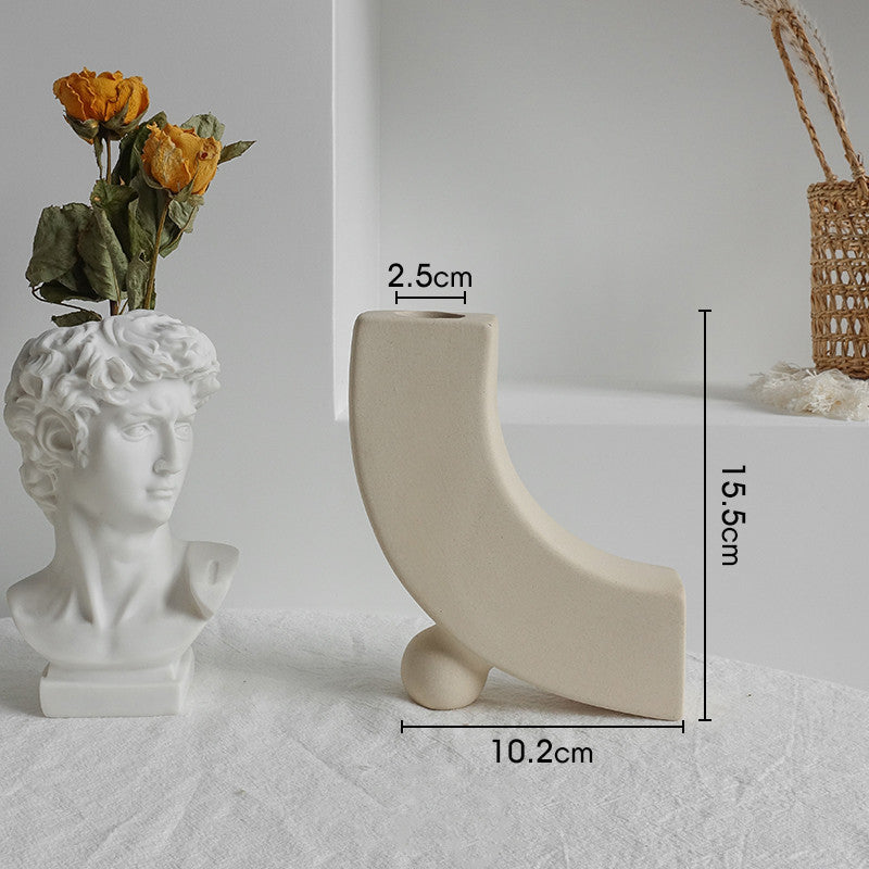 Simplicity Ceramic Living Room Display Art Vases