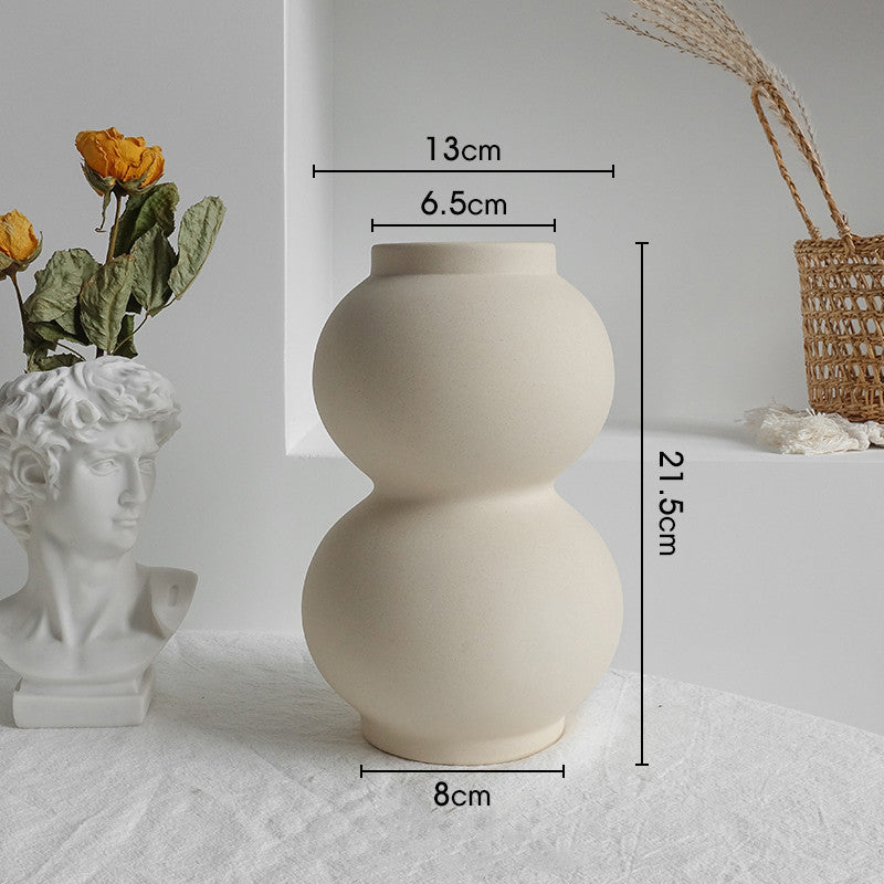 Simplicity Ceramic Living Room Display Art Vases