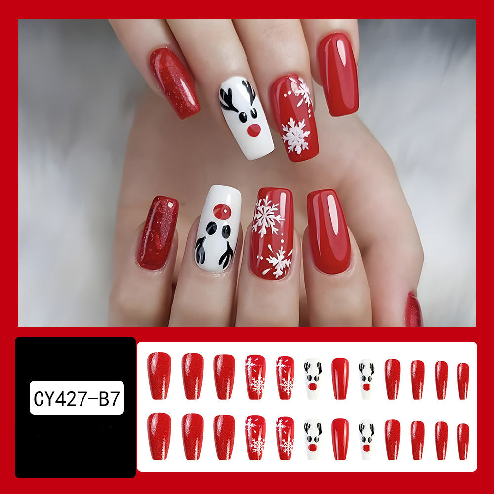 Christmas False Nail Art Stickers (24pcs)